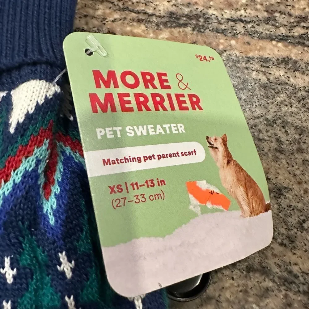 XS dog sweater